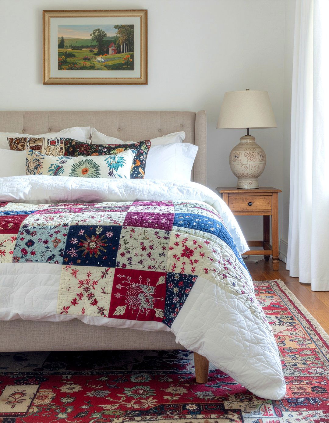 Antique Quilts Bedroom - 30 vintage bedroom ideas