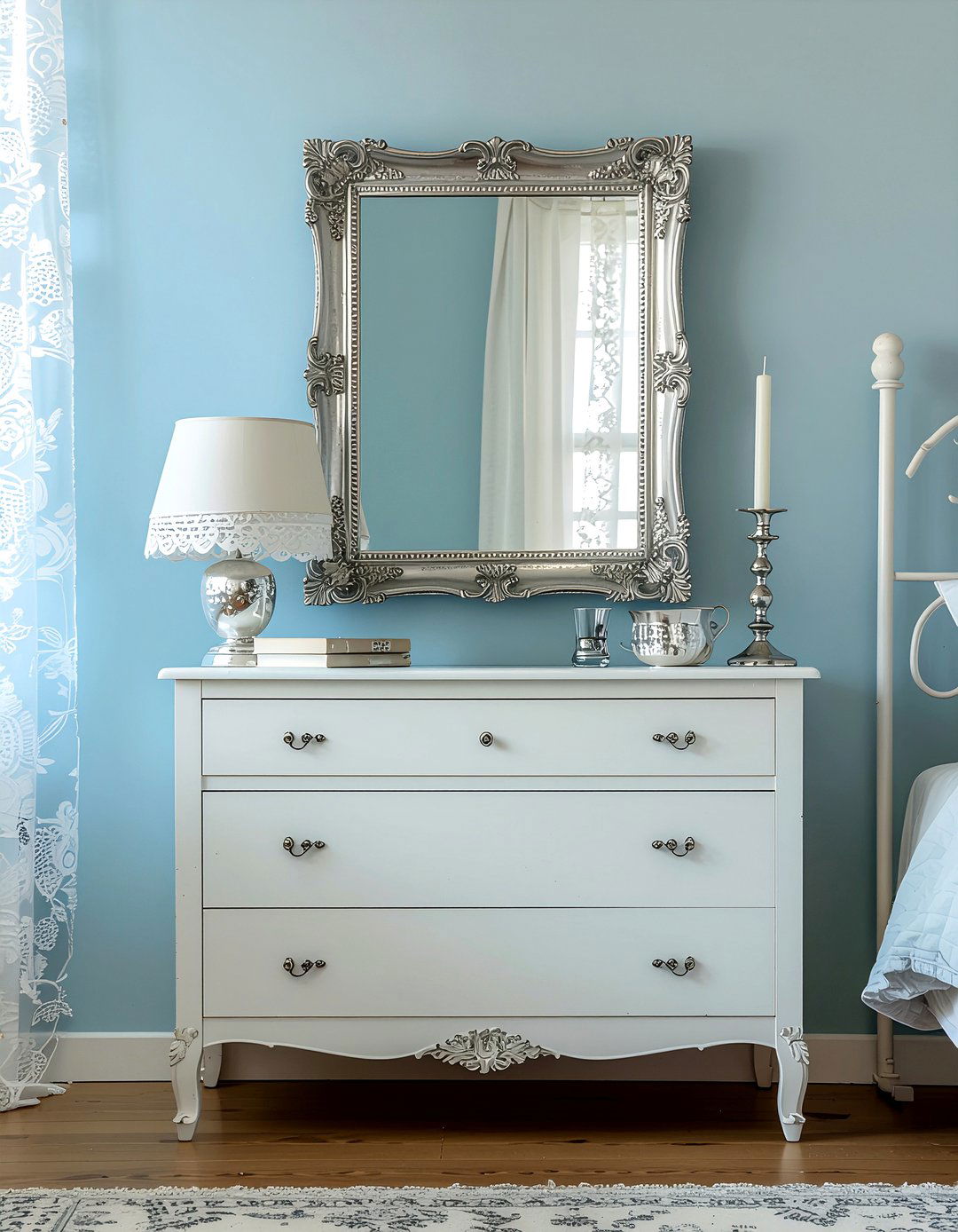 Antique Silver Mirror - 30 bedroom decorative mirrors