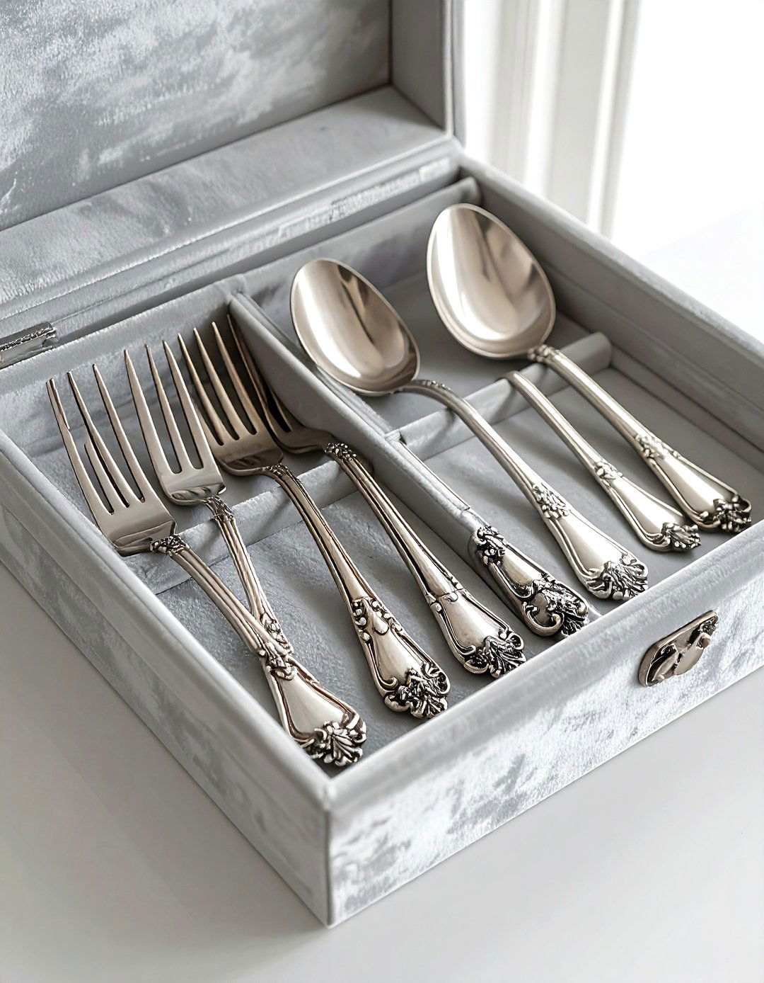Antique Silverware Arrangement - 30 vintage collection display ideas