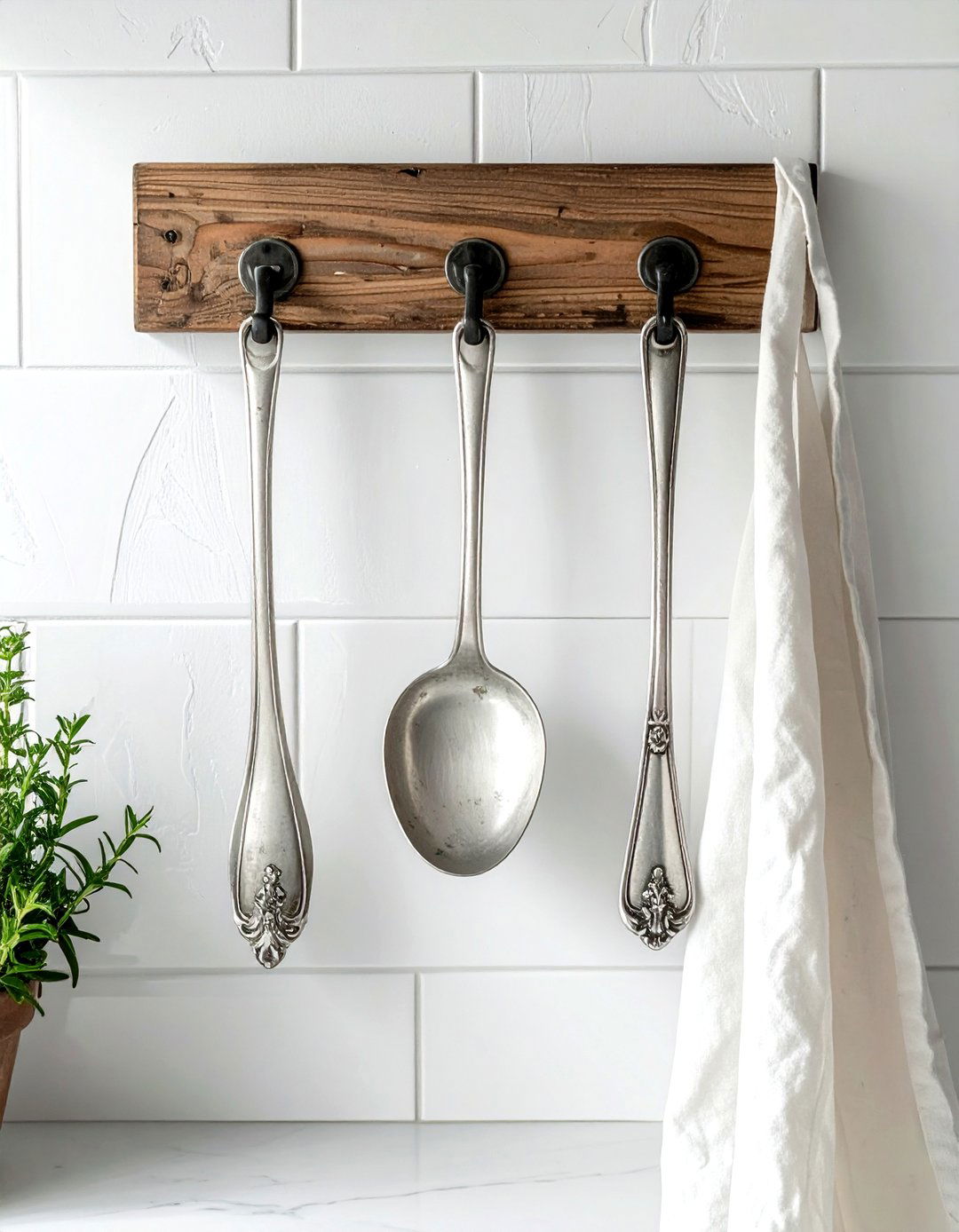Antique Silverware Hook - 30 upcycled decor ideas