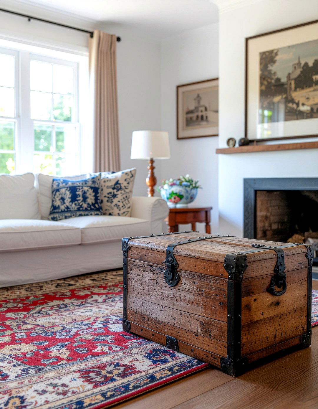 Antique Spanish Chest - 30 living room Mediterranean furniture ideas