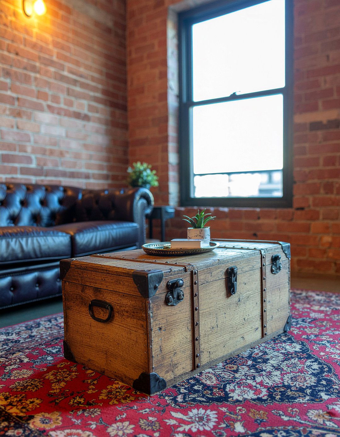 Antique Trunk Storage - 30 secondhand living room ideas