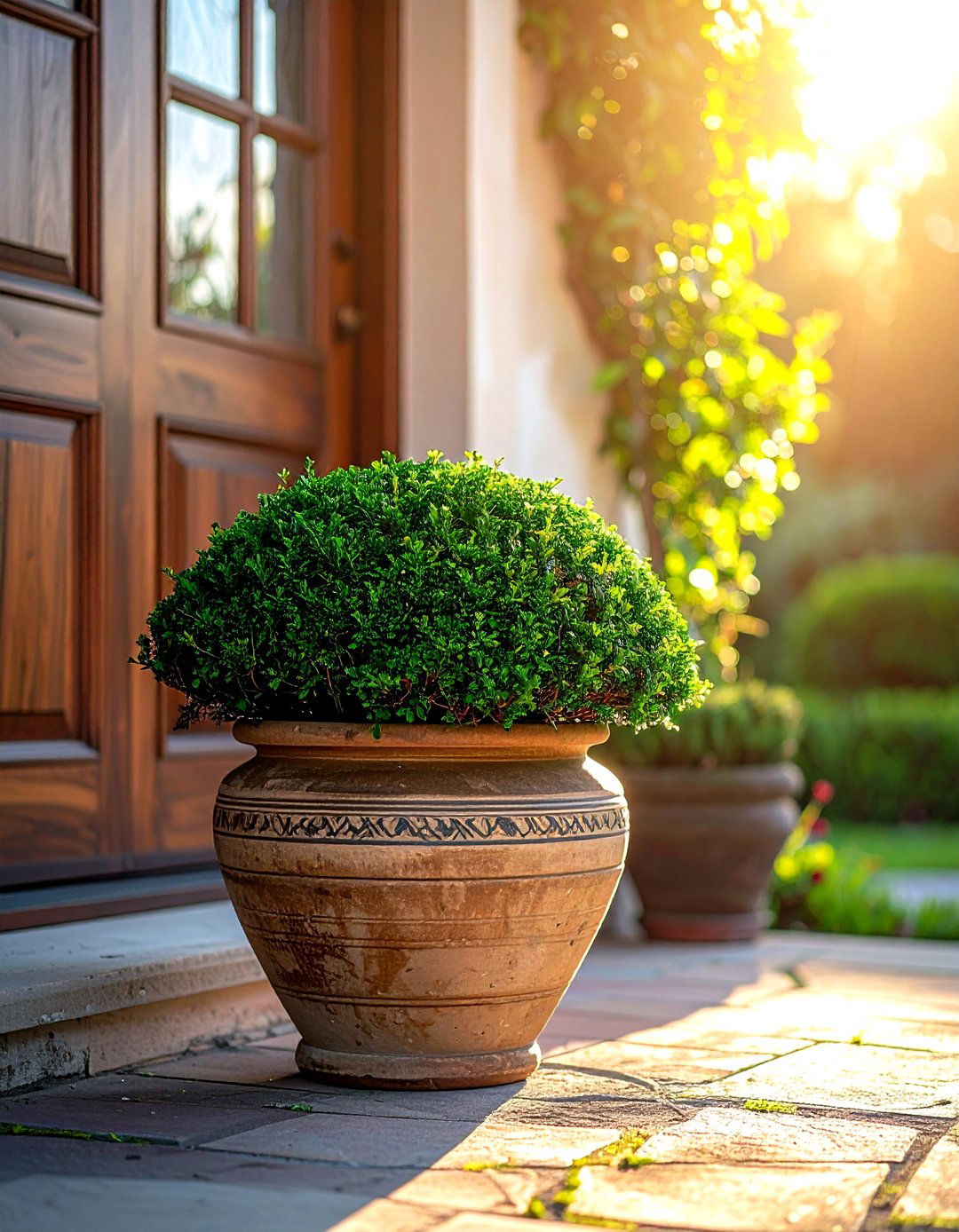Antique ceramic crocks - 30 vintage planter ideas