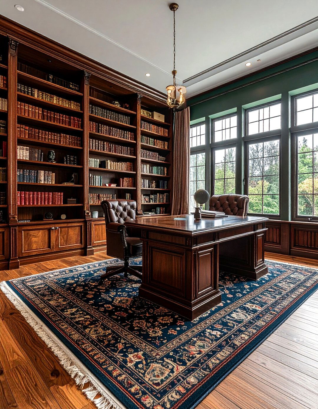 Antique home library - 30 traditional decor ideas