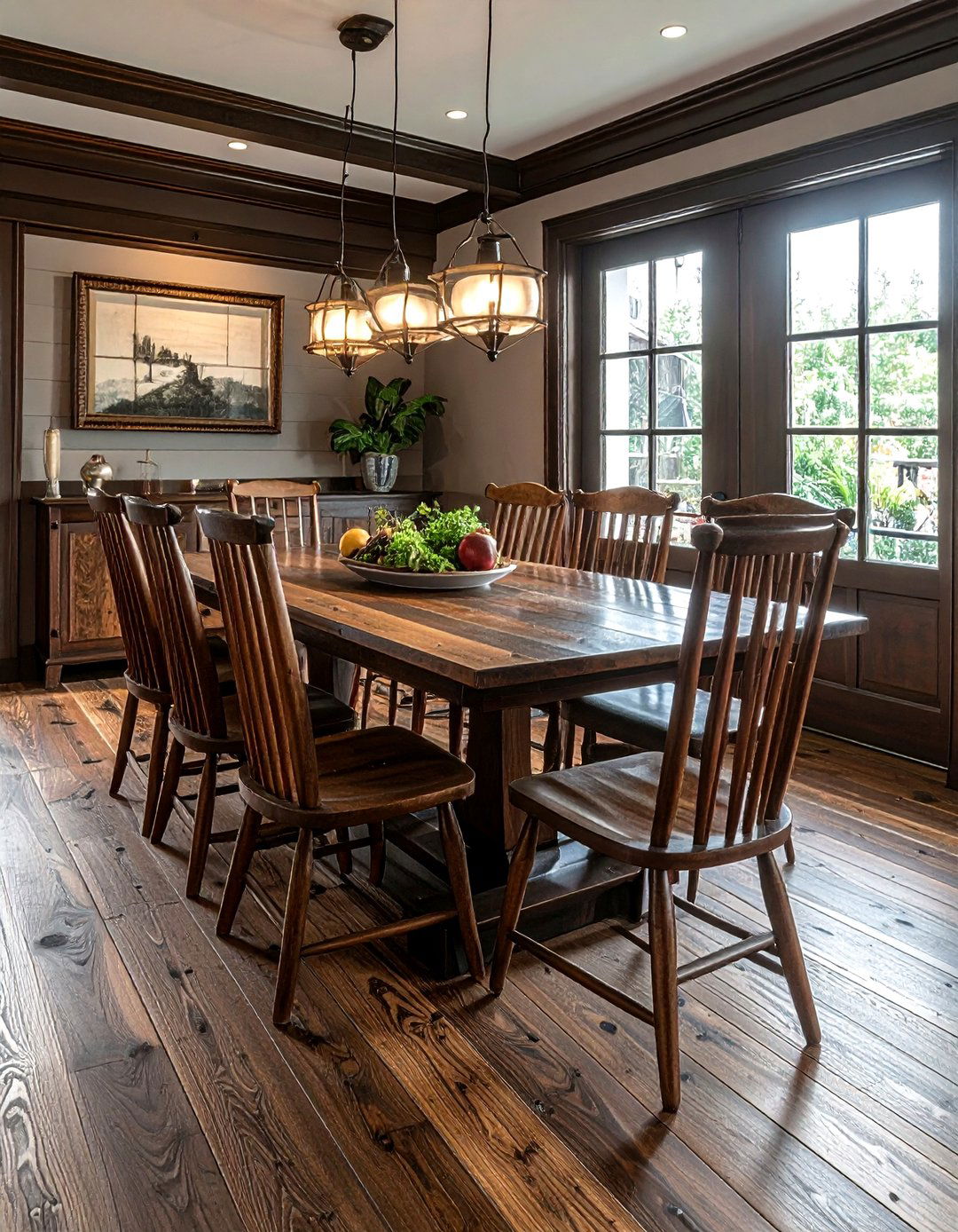 Antique ladderback chairs - 30 mismatched dining chair ideas