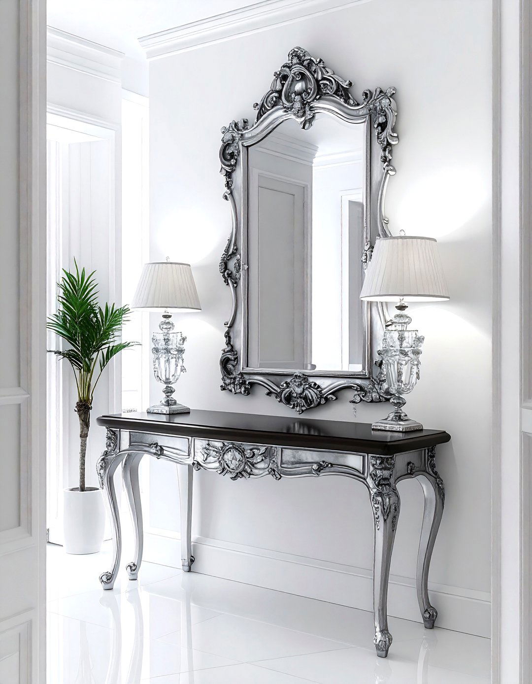Antique silver mirror - 30 Lonny decor ideas