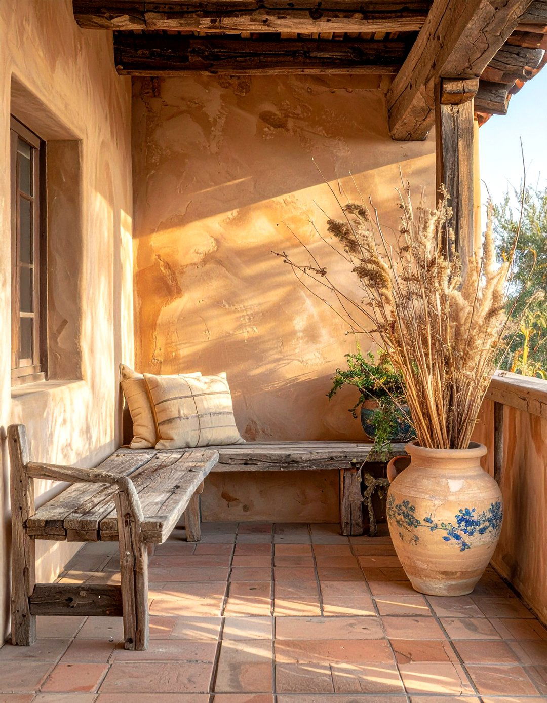 Antique stoneware crock - 30 vintage vase ideas