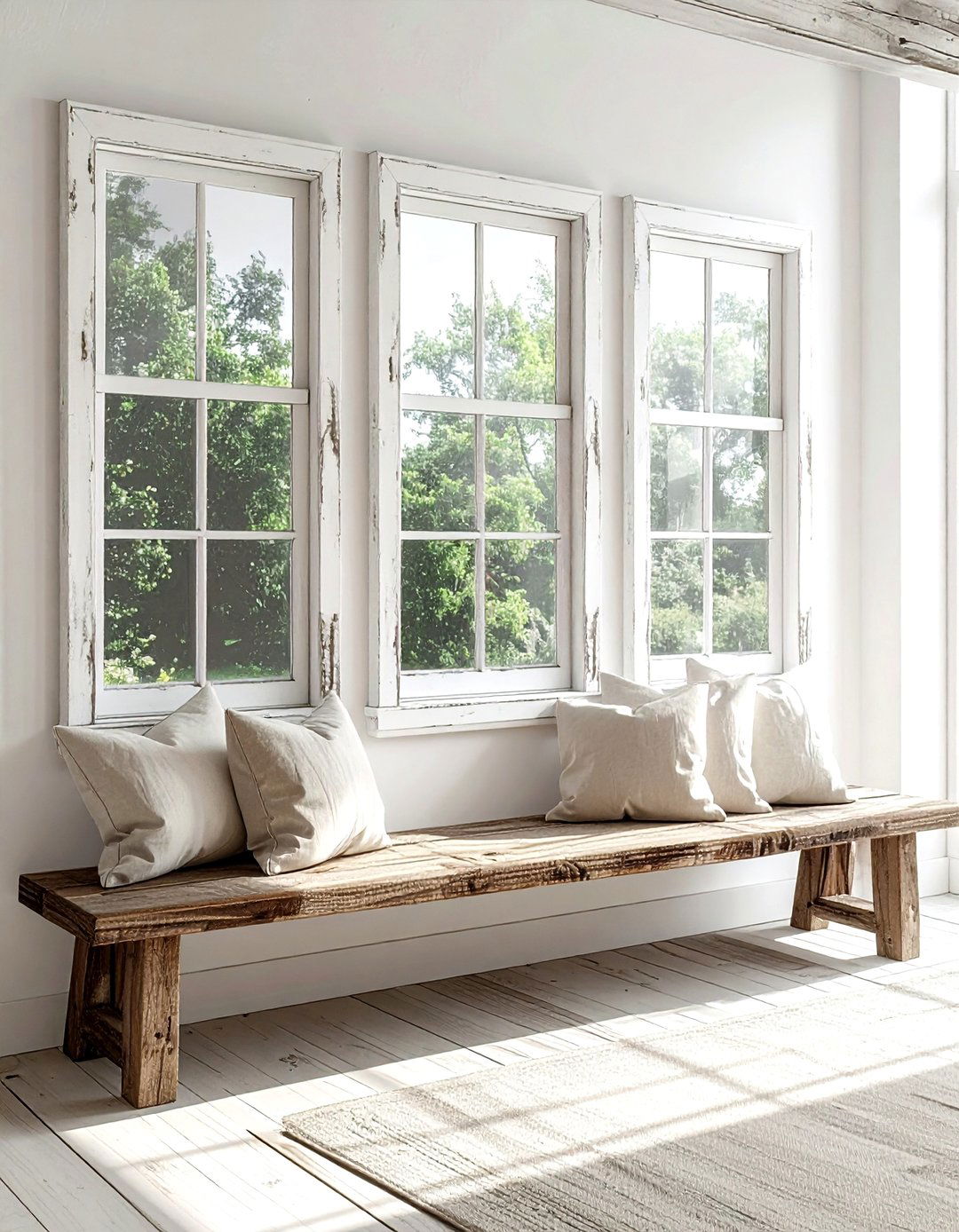 Antique window display - 30 statement wall ideas