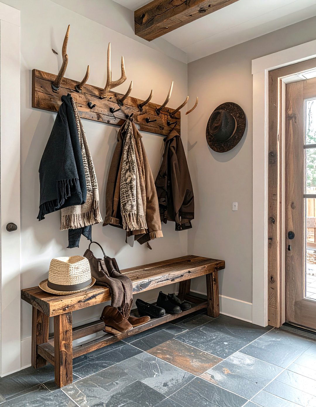 Antler Coat Rack - 30 antler decor ideas