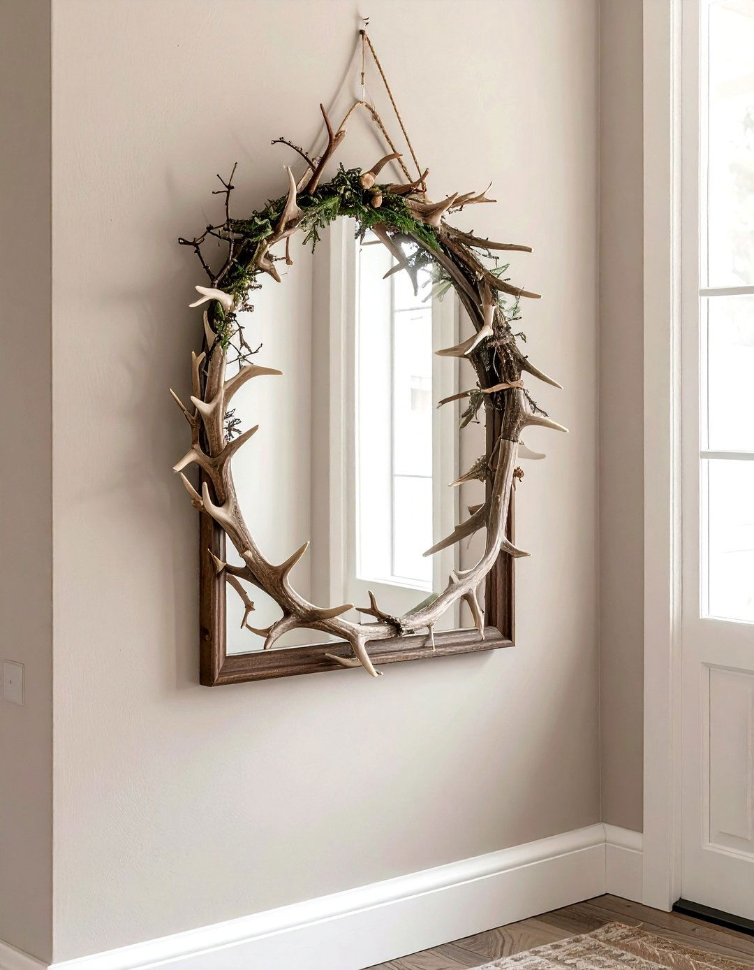 Antler Garland - 30 antler decor ideas