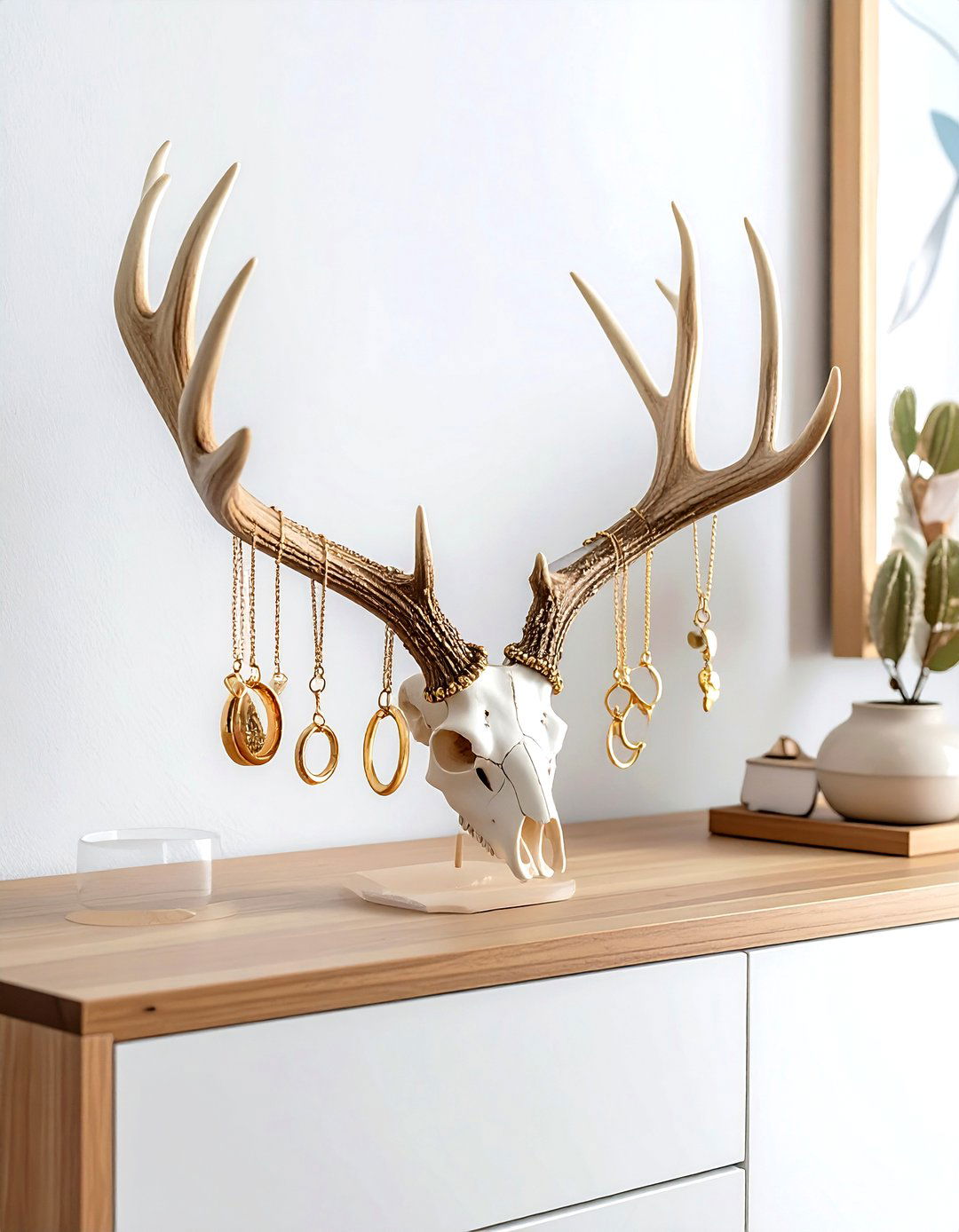 Antler Jewelry Stand - 30 antler decor ideas