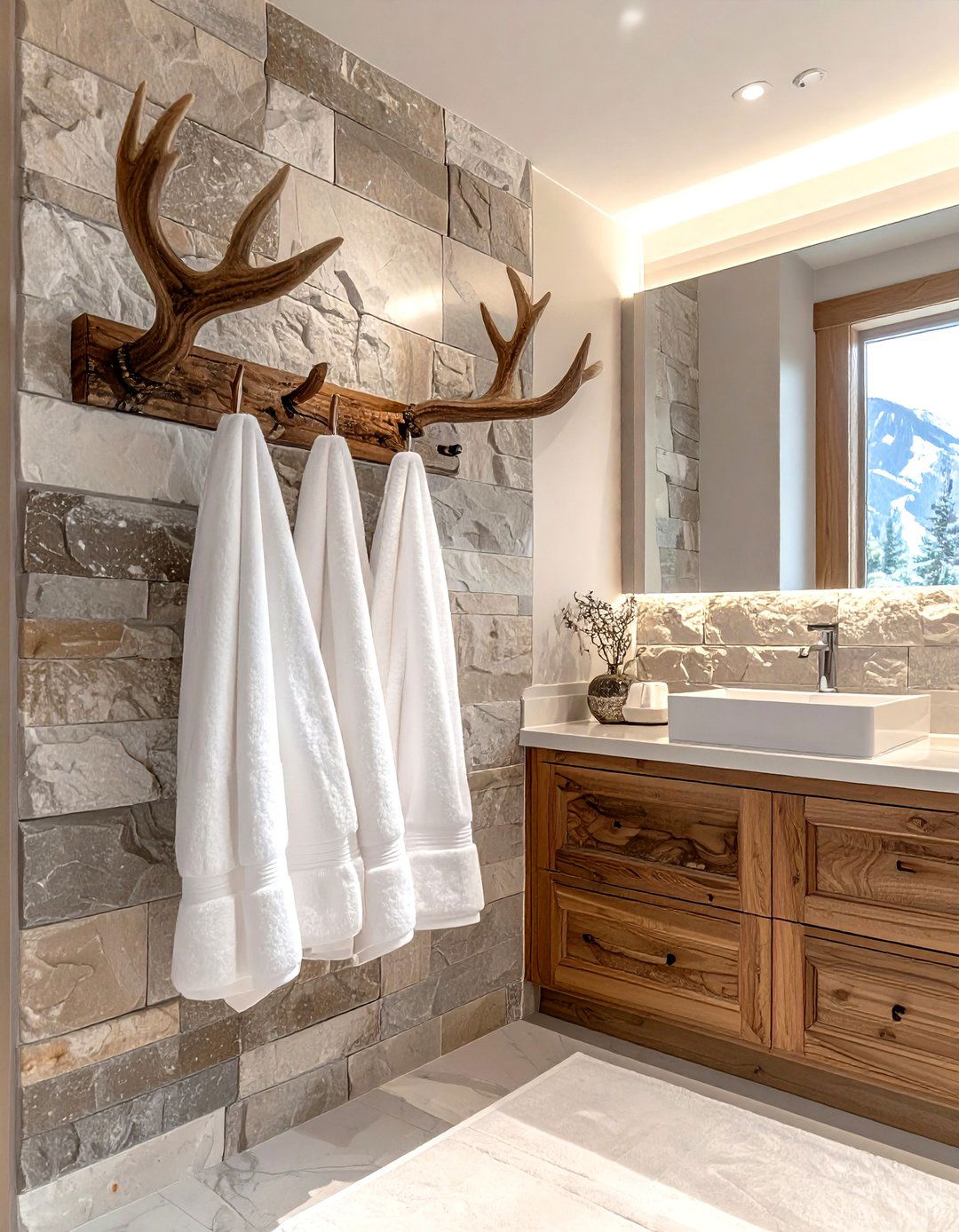 Antler Towel Rack - 30 antler decor ideas