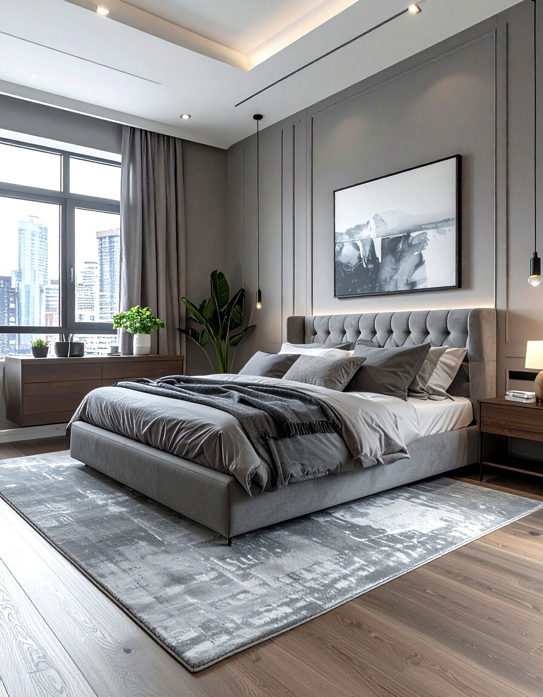Apartment Gray Bedroom - 30 minimalist gray bedroom ideas