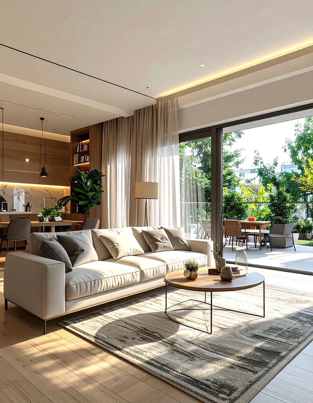 Apartment Living Room Layout With Balcony - 30 living room space planning ideas