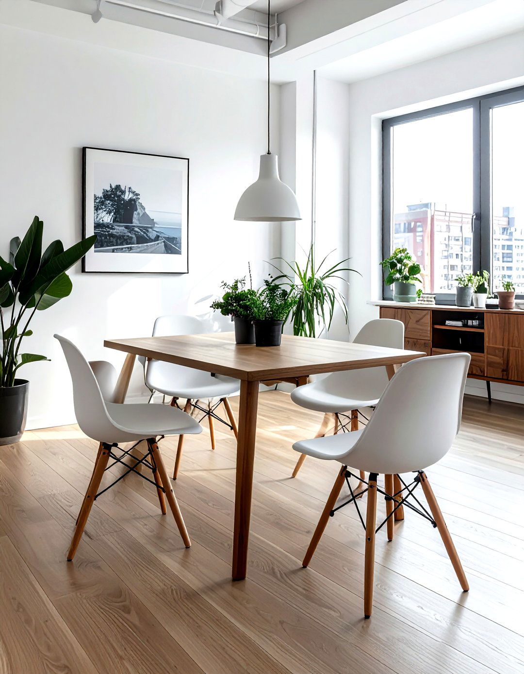 Apartment wishbone chair setup - 30 wishbone dining chair ideas