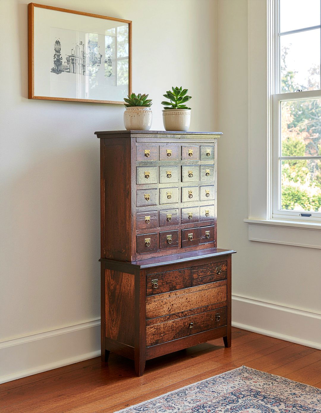 Apothecary Cabinet - 30 living room cottage furniture ideas