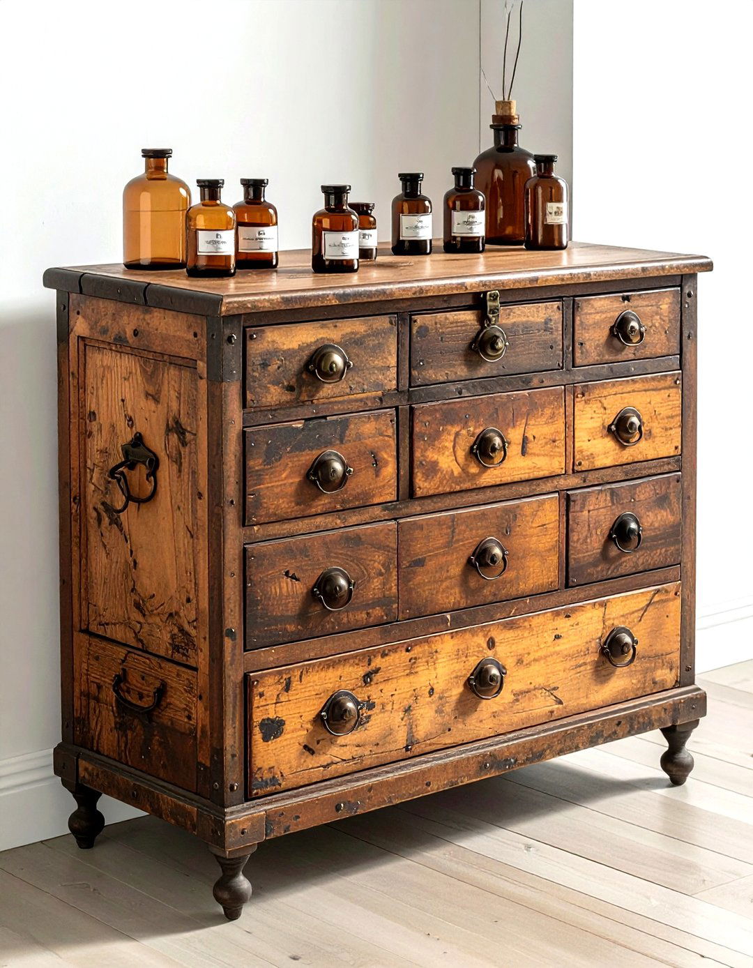Apothecary Chest - 30 living room cabinet storage ideas