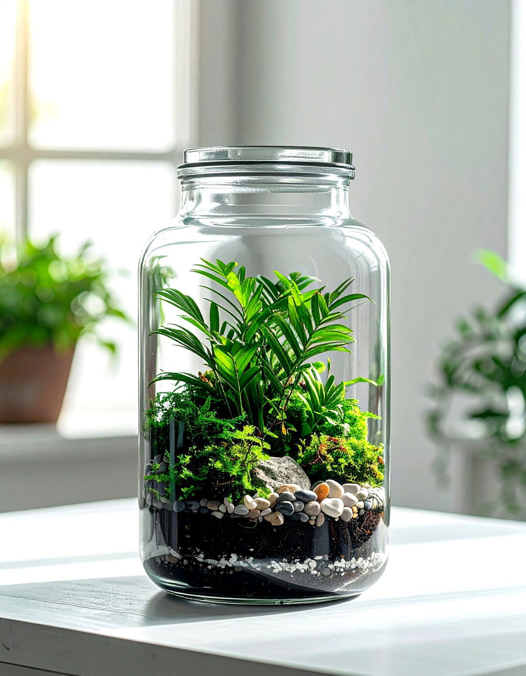 Apothecary Jar Terrarium - 30 living room terrariums