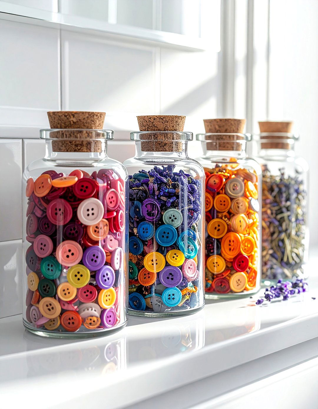 Apothecary Jar Vignette - 30 vintage collection display ideas