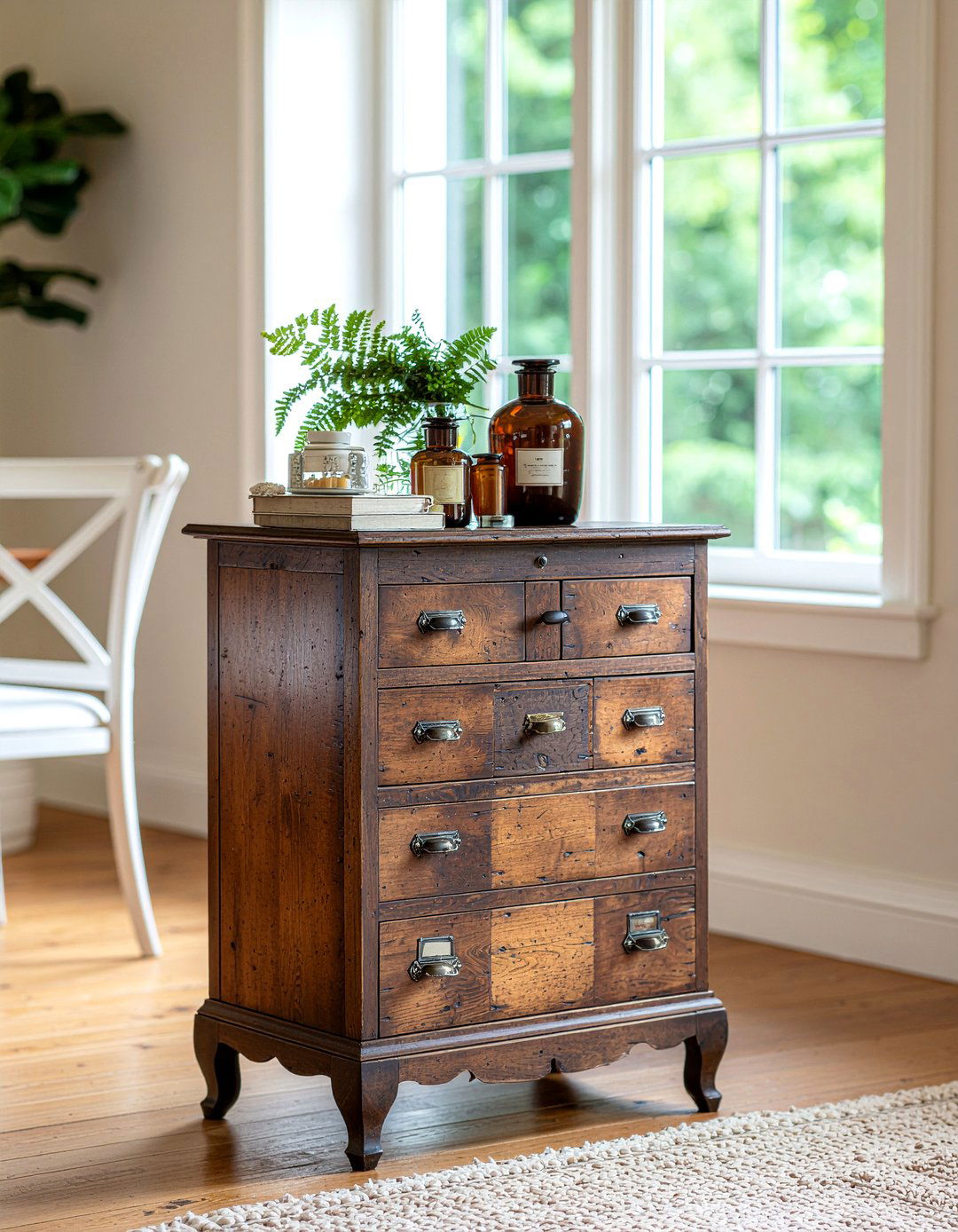 Apothecary chest - 30 dining room storage ideas