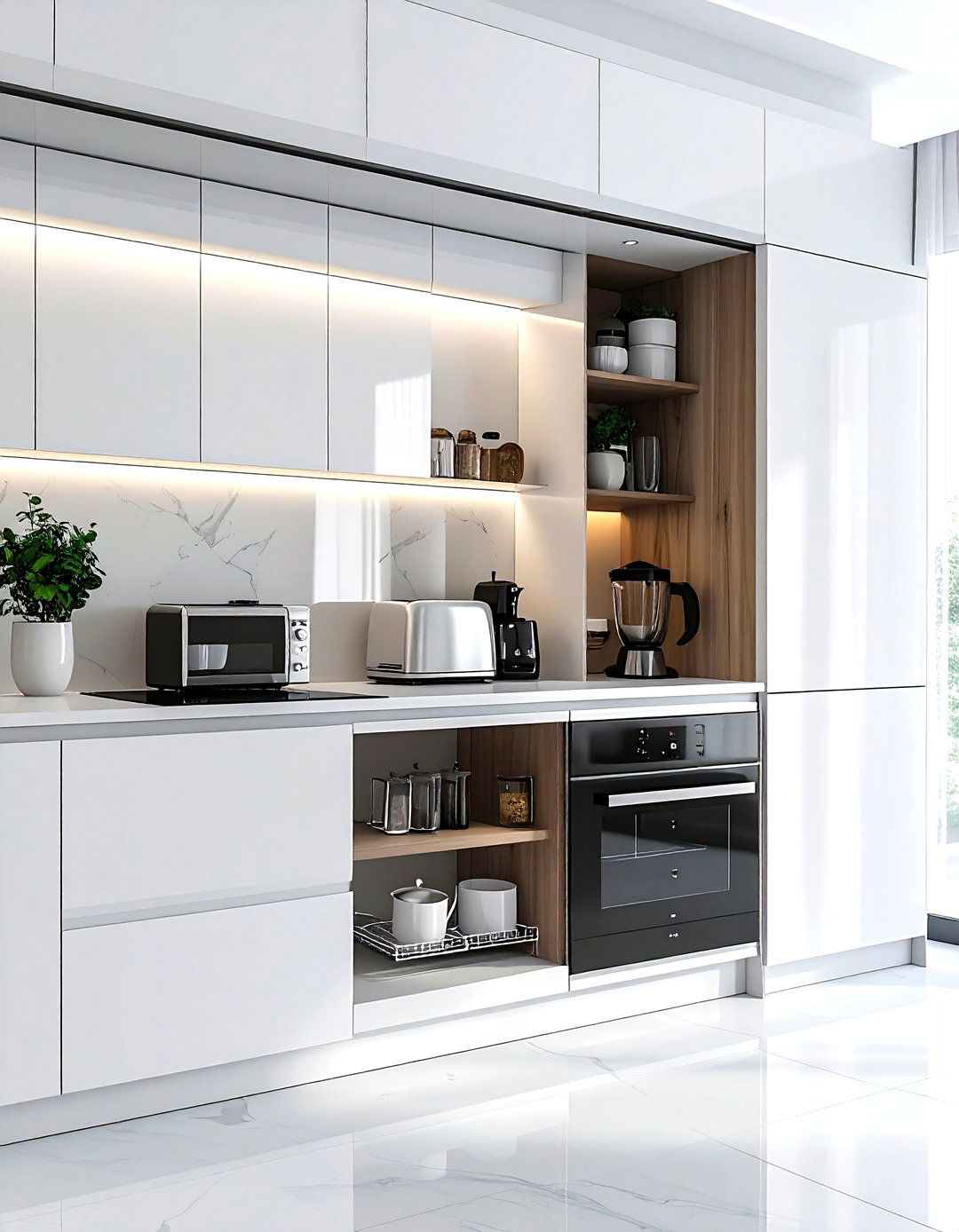 Appliance Garage - 30 kitchen wishlist ideas