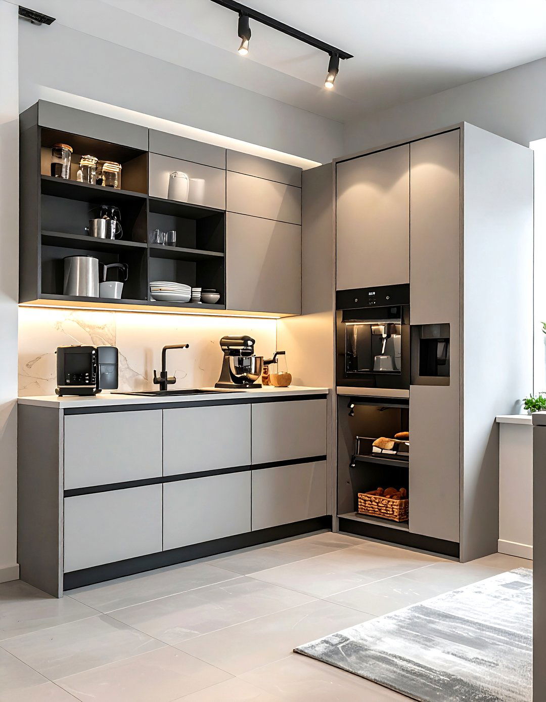 Appliance Garage - 30 space-saving kitchen ideas