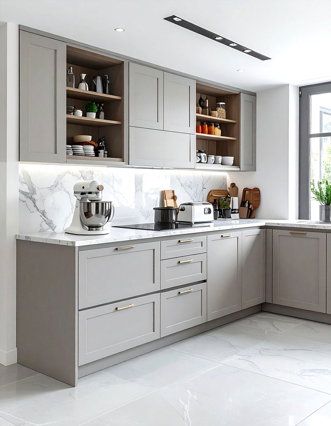 Appliance Garage Cabinet - 30 pantry cabinet kitchen ideas