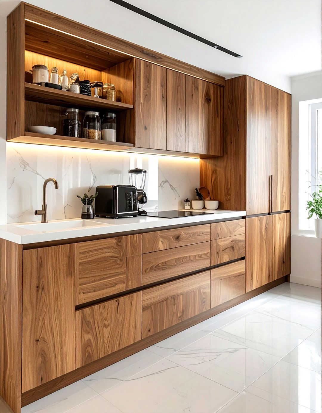 Appliance Garage Cabinet Cabinet - 30 kitchen vertical storage ideas