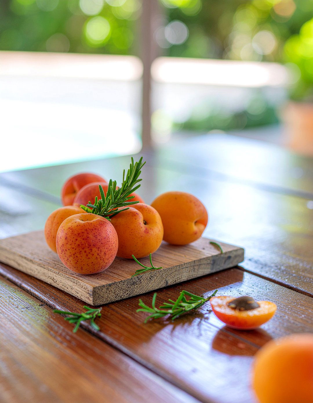 Apricot Herb Table Display - 30 fruit centerpiece dining ideas