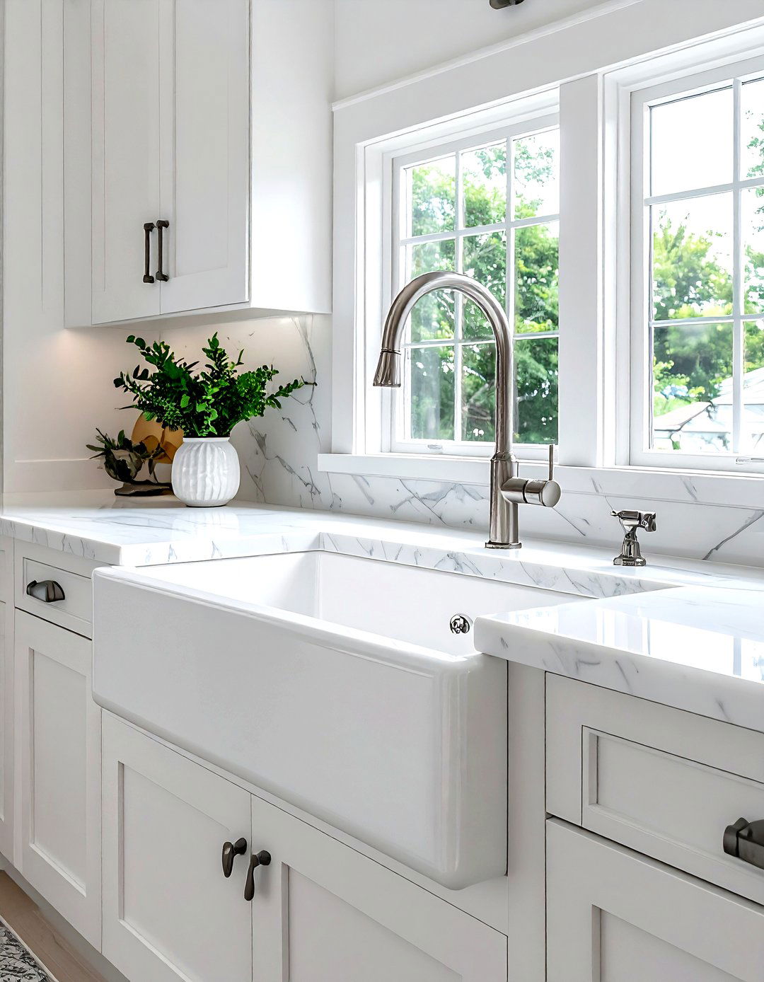 Apron Front Sink - 30 kitchen refresh ideas