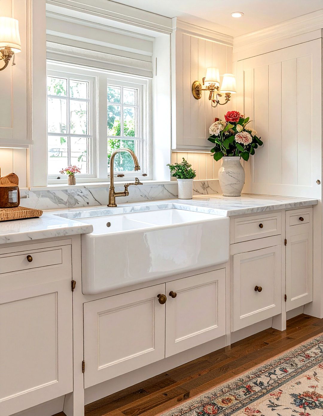 Apron front sink - 30 cottage kitchen ideas