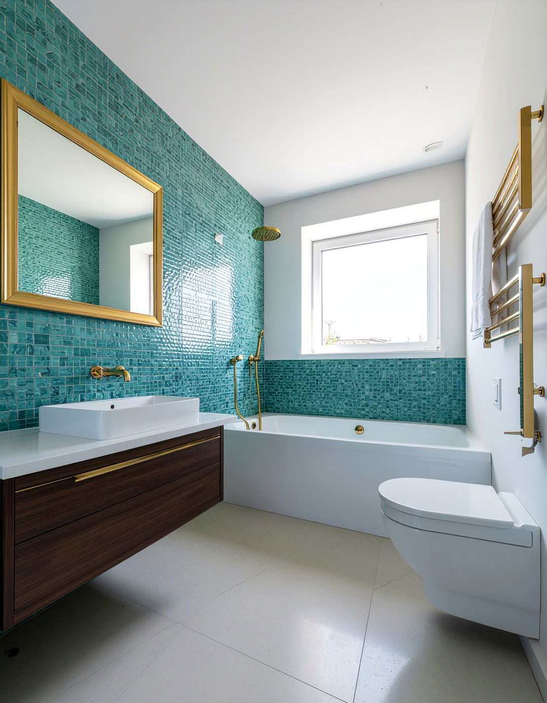 30 Refreshing Aqua Bathroom Ideas for a Serene Home Oasis