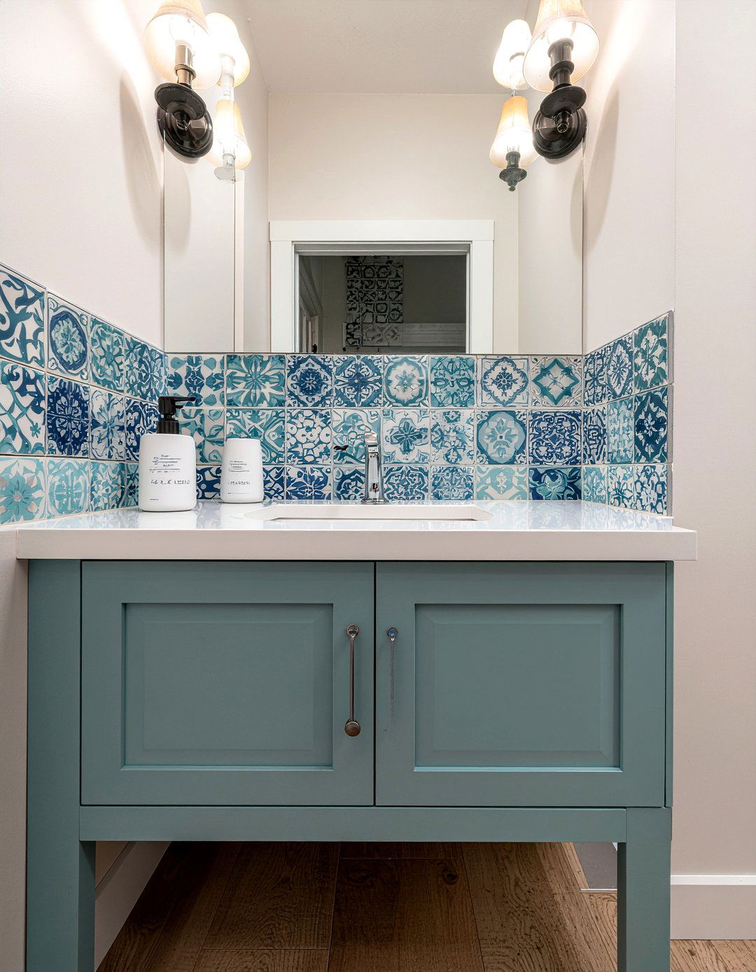 Aqua Bathroom Backsplash - 30 aqua bathroom ideas