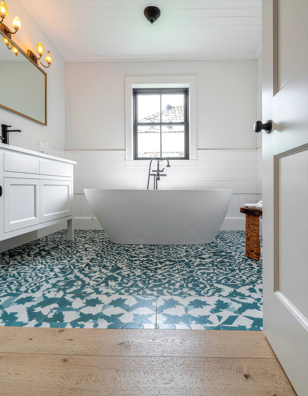 Aqua Bathroom Floor - 30 aqua bathroom ideas
