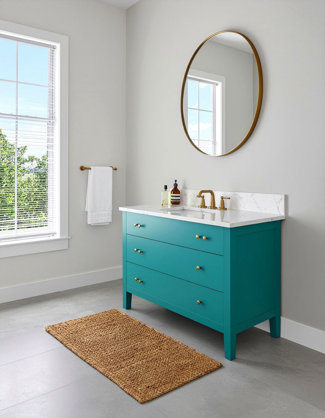 Aqua Bathroom Vanity - 30 aqua bathroom ideas