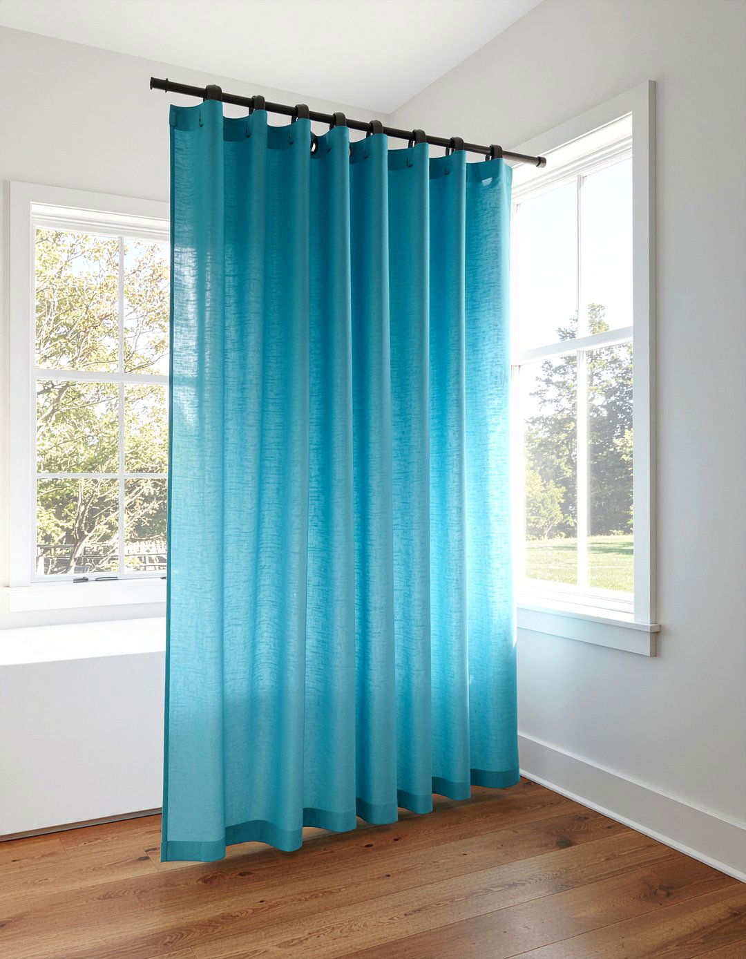 Aqua Shower Curtain - 30 aqua bathroom ideas