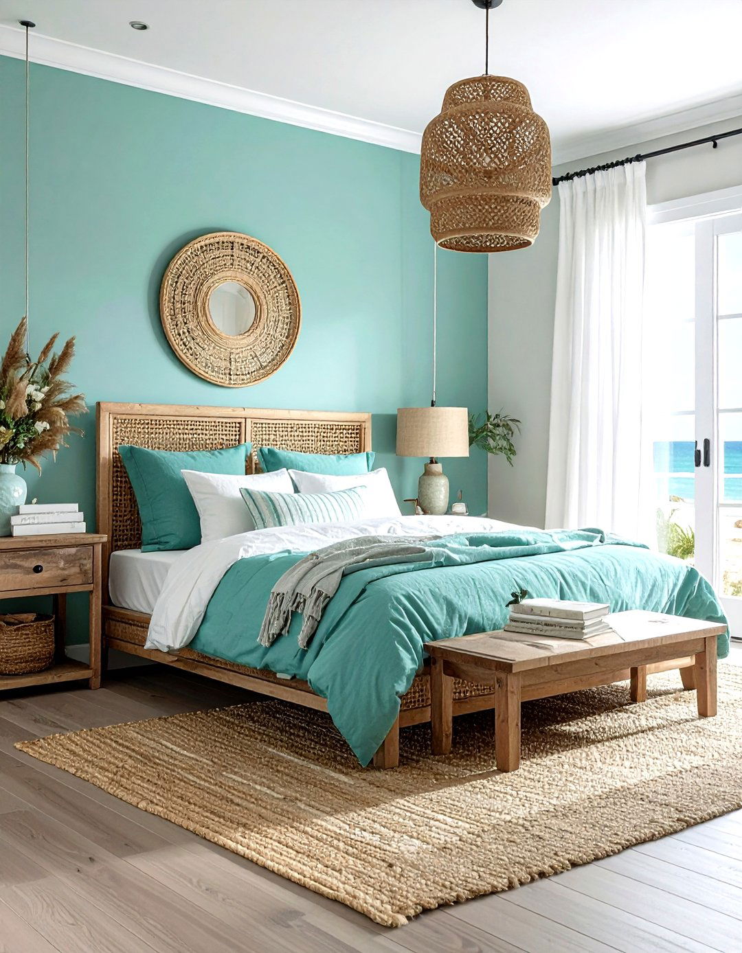 Aqua coastal bedroom - 30 aqua decor ideas