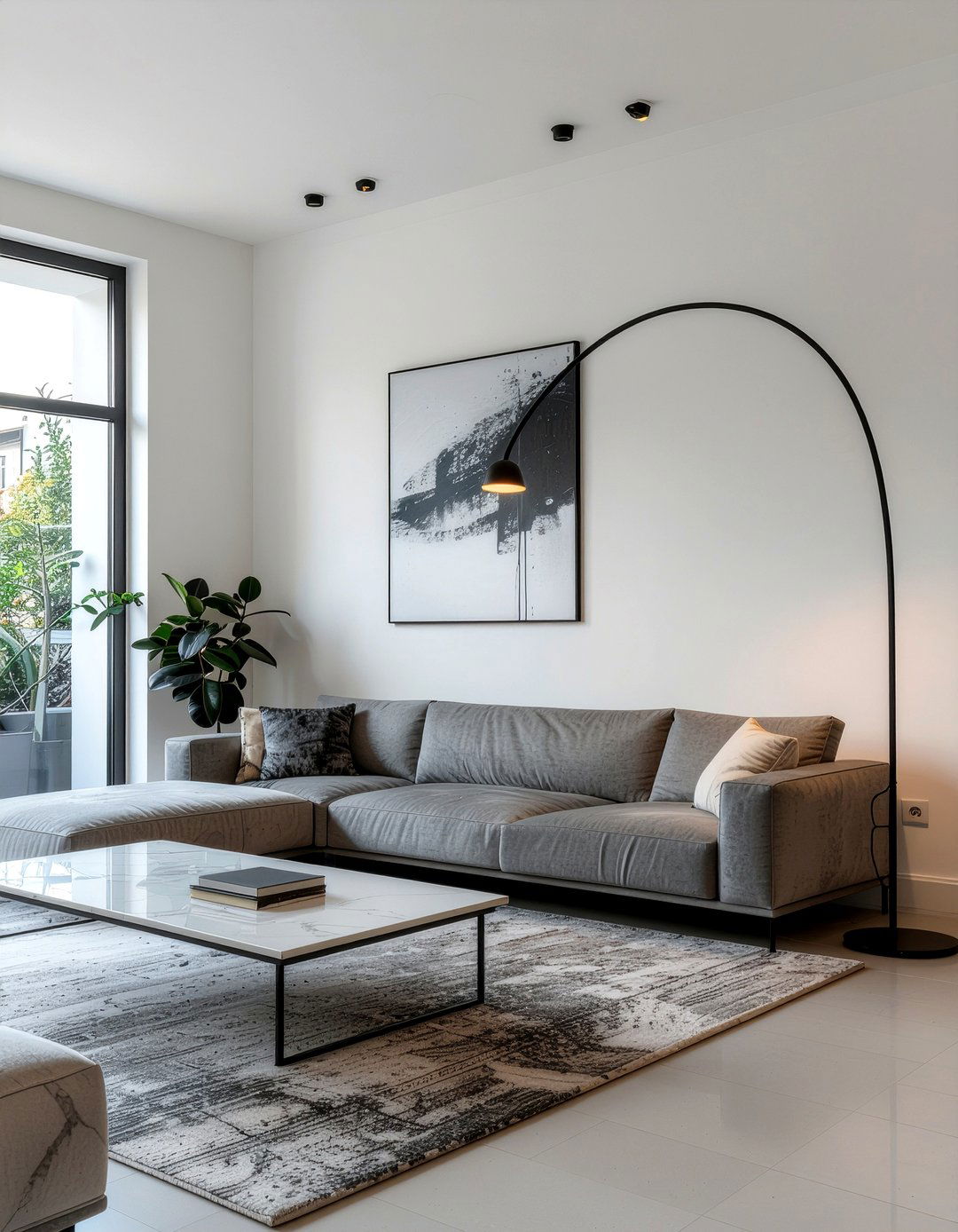 Arc floor lamp - 30 floor lamp ideas