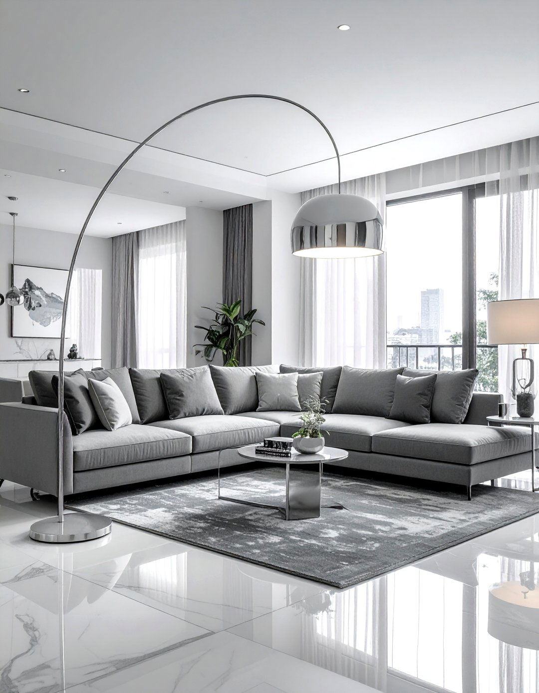 Arc floor lamp - 30 lamp ideas