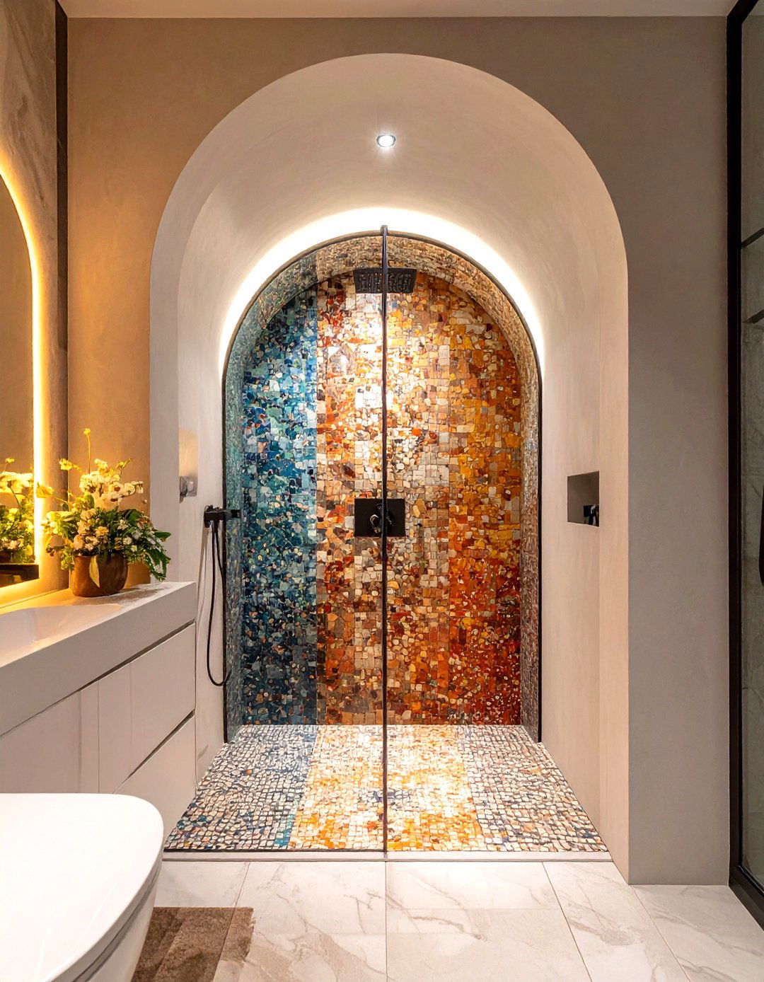 Arched Bathroom Shower - 30 trending bathroom ideas