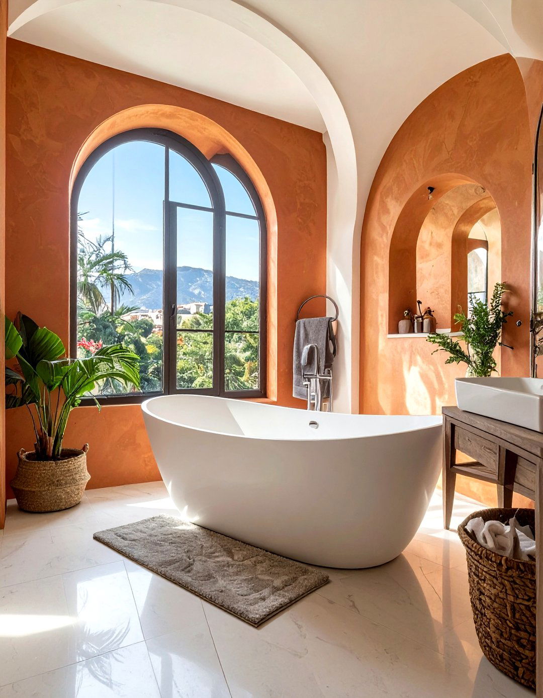 Arched Bathroom Window - 30 bathroom window ideas