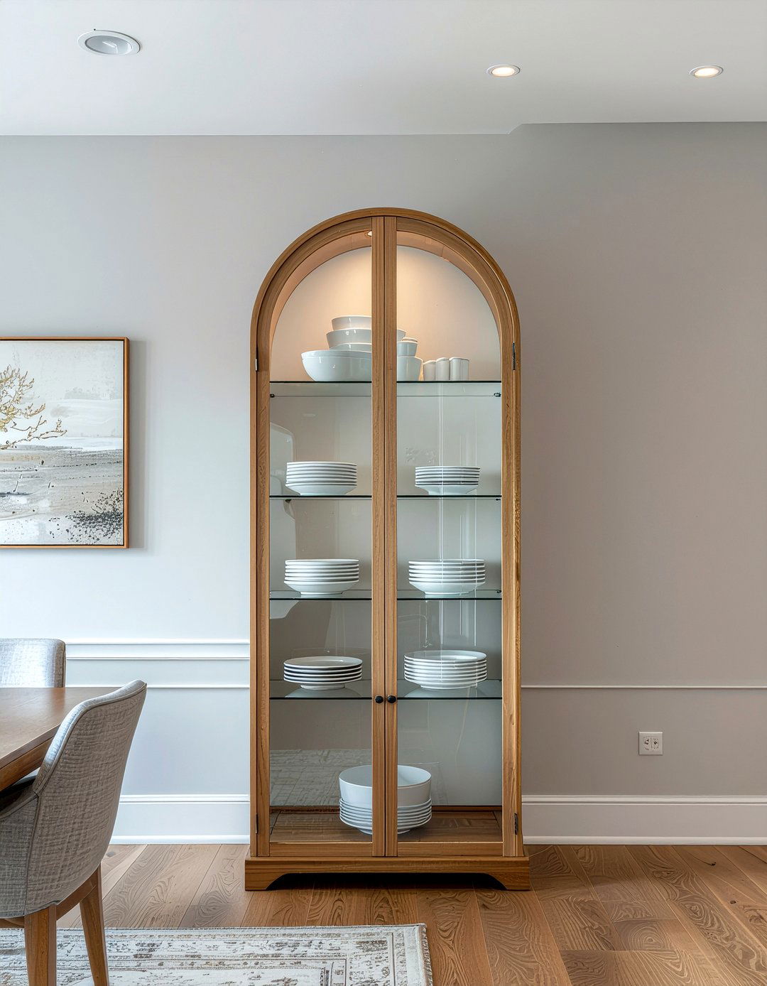 Arched Cabinet - 30 dining room statement piece ideas