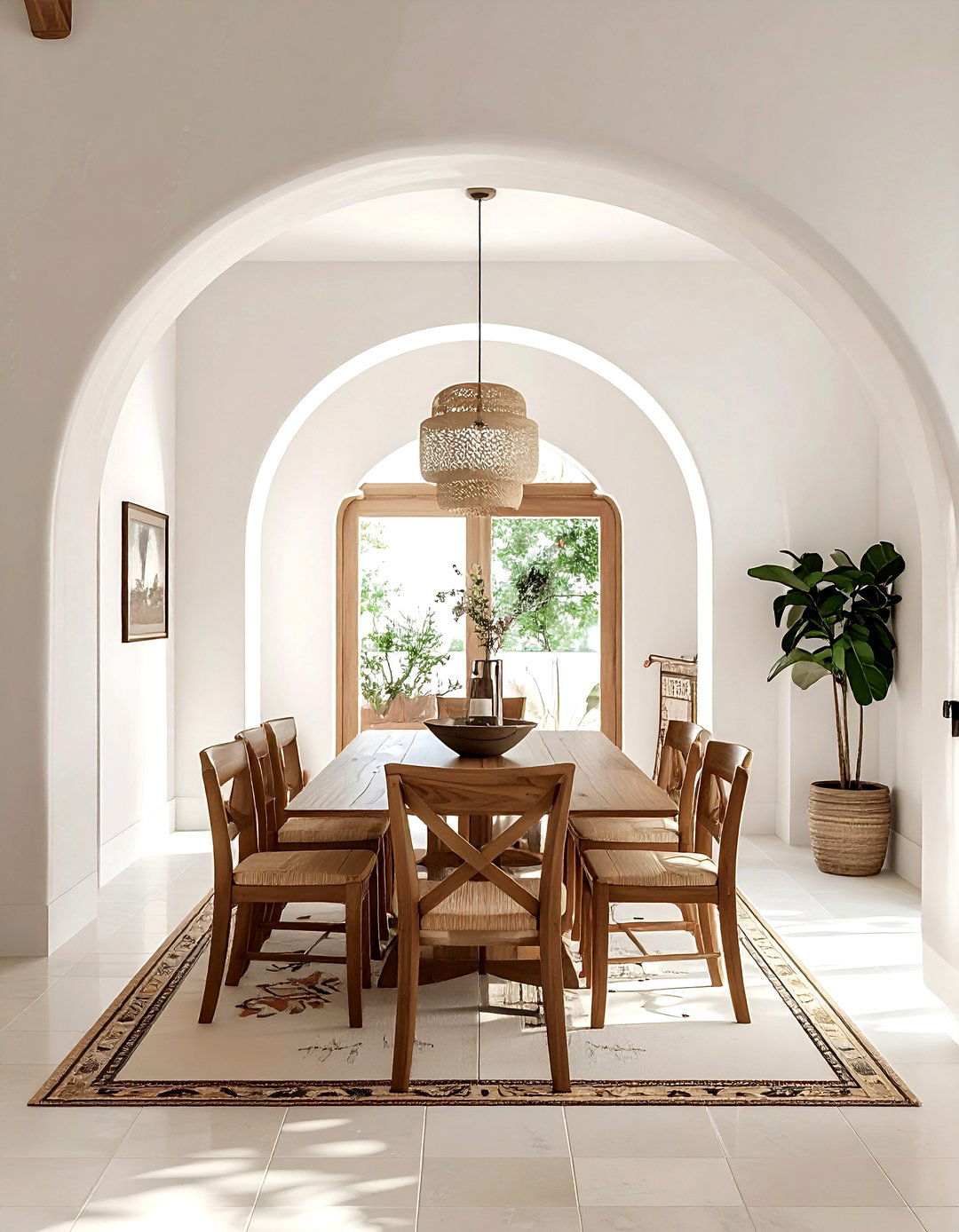 Arched Dining Room Entrance - 30 Santa Fe dining room ideas