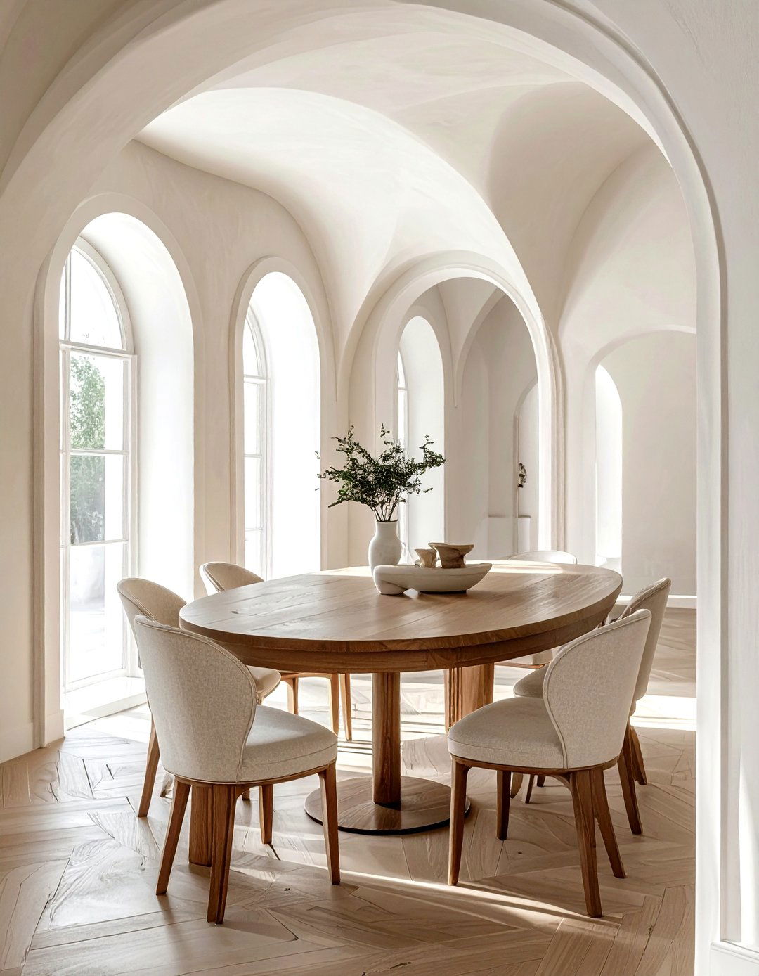 Arched Dining Room - 30 serene dining room ideas