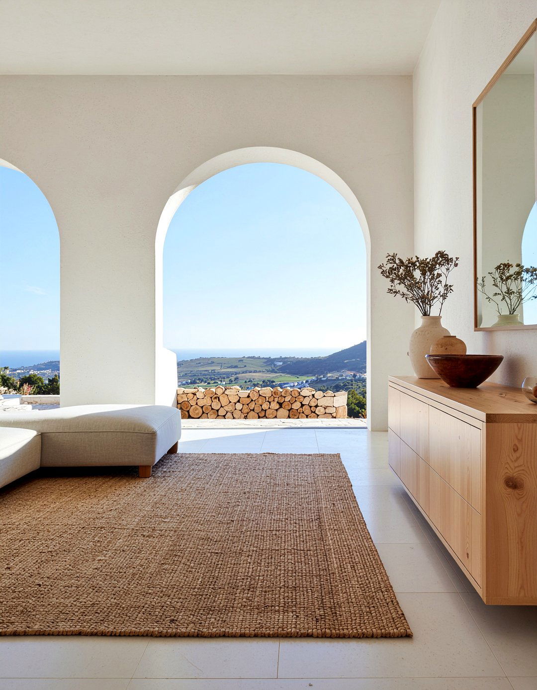 Arched Display Cabinet - 30 living room Mediterranean furniture ideas