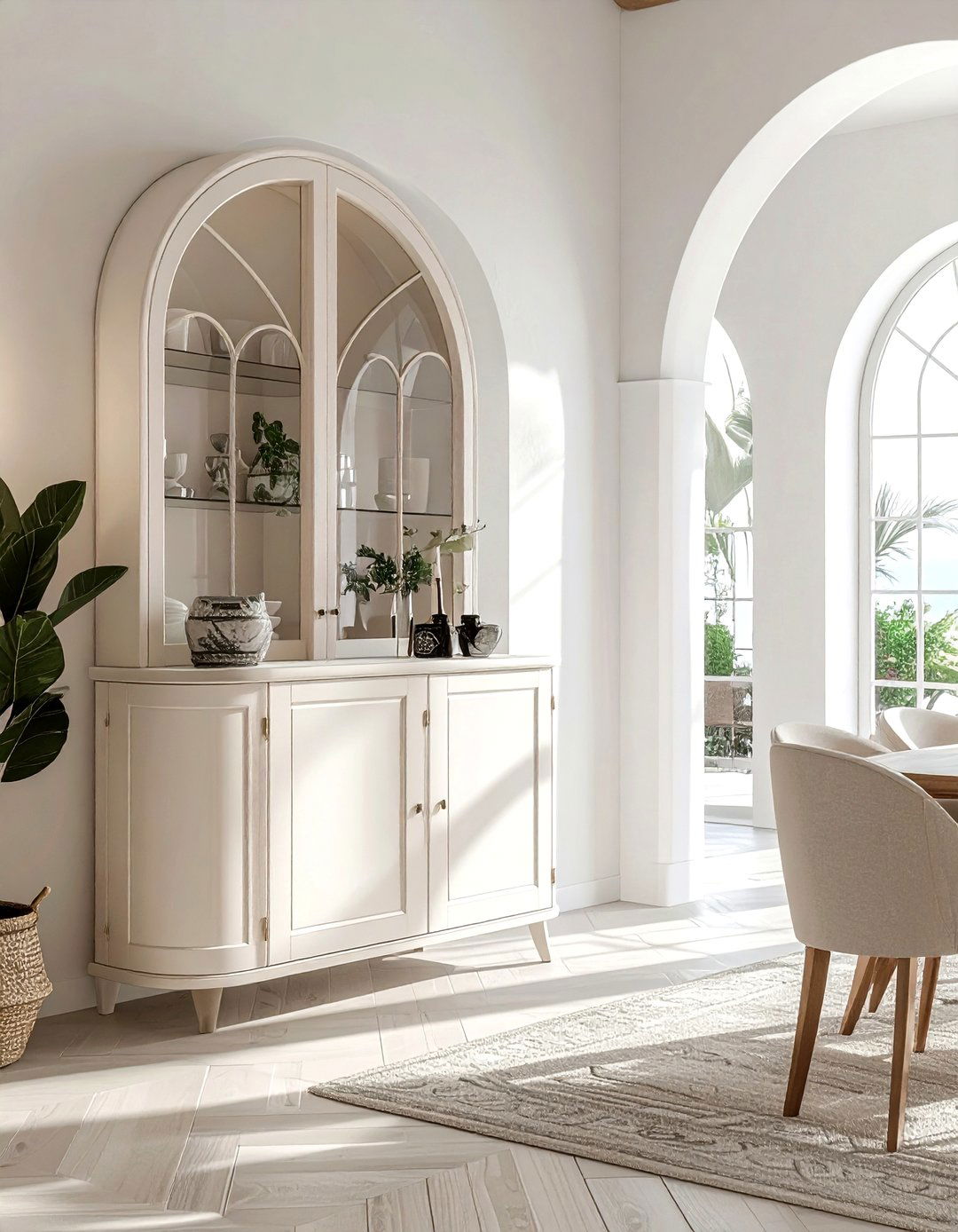 Arched Door Credenza - 30 dining room credenza ideas