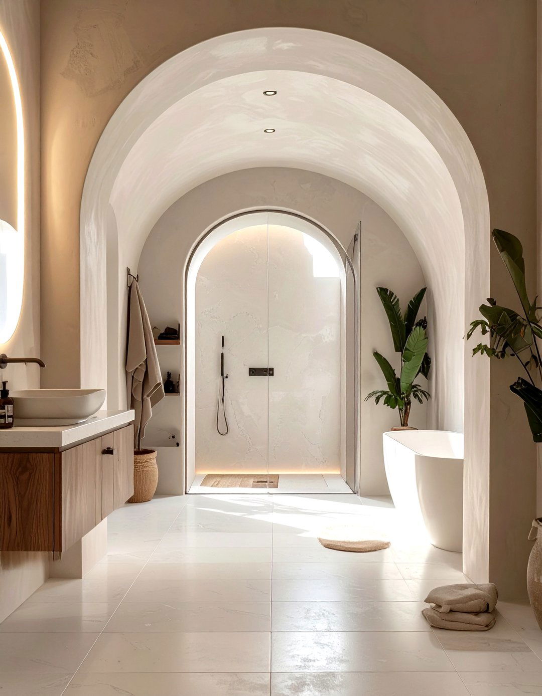 Arched Doorway Bathroom - 30 California bathroom ideas