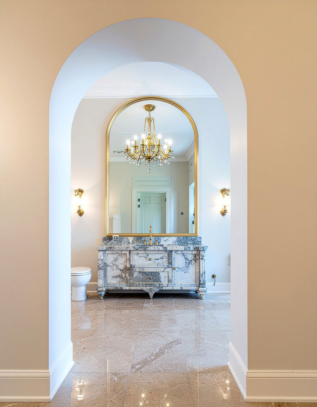 Arched Doorway Entry - 30 bathroom character ideas