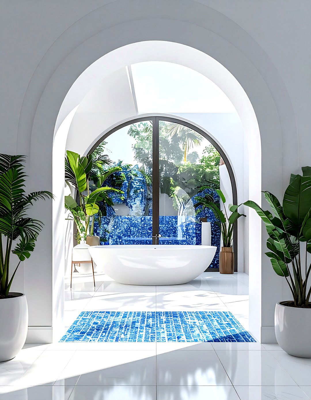 Arched Doorway Entry - 30 Moroccan bathroom ideas