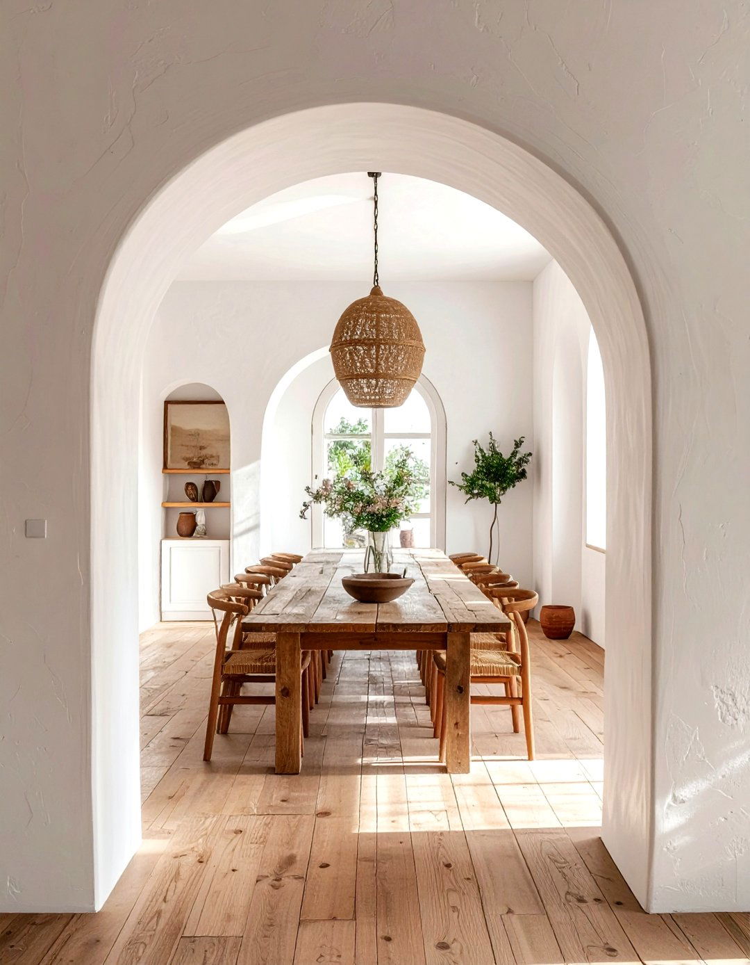 Arched Doorway Entry - 30 preserved dining room ideas